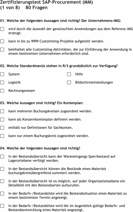 Product picture 80 Fragen SAP MM Beraterzertifizierung zur Vorbereitung 