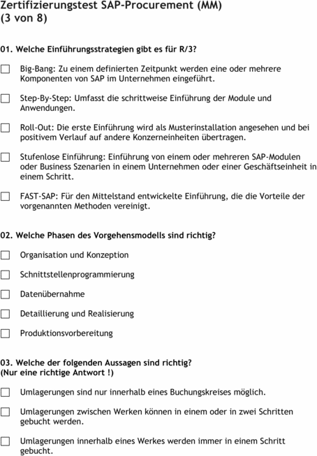 Product picture 80 Fragen SAP Beraterzertifizierung Teil 3 Vorbereitung